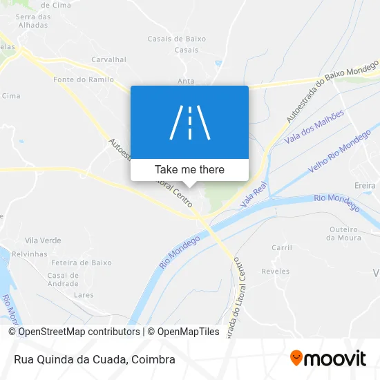 Rua Quinda da Cuada map