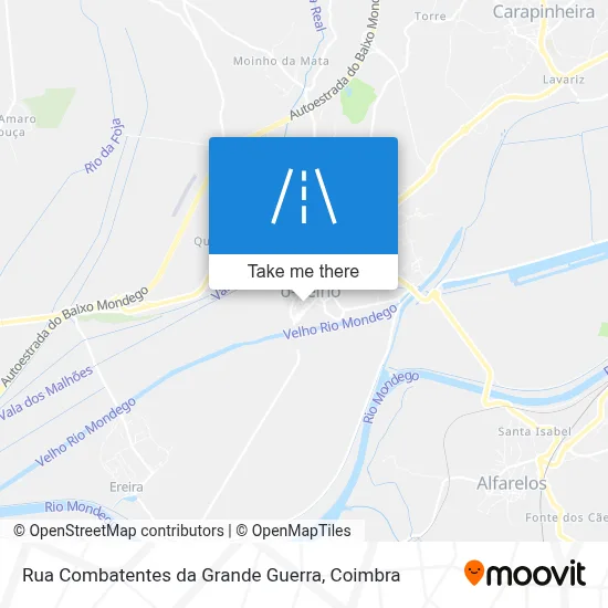 Rua Combatentes da Grande Guerra map