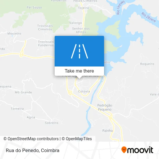 Rua do Penedo map