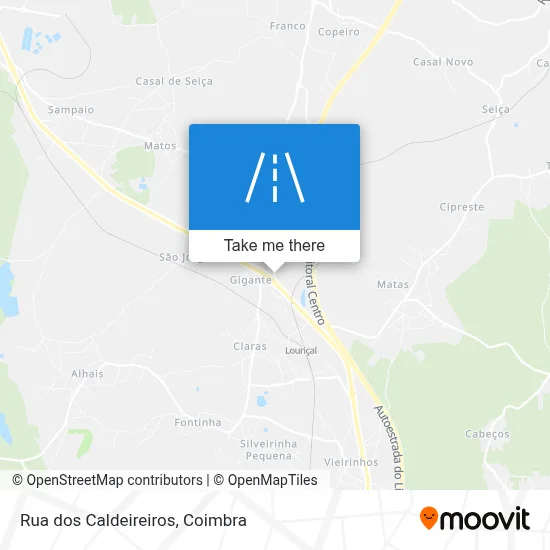 Rua dos Caldeireiros map
