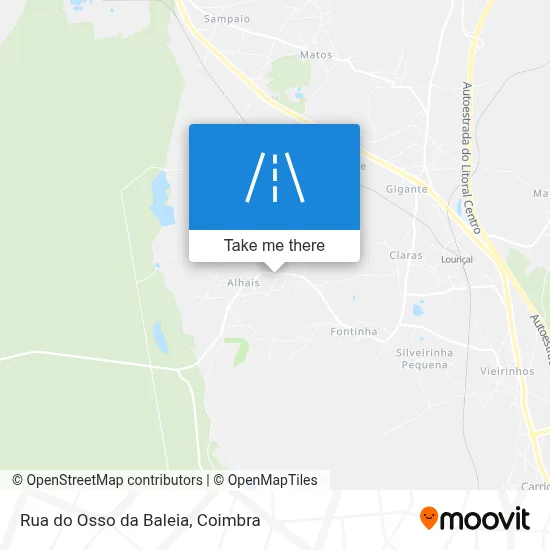 Rua do Osso da Baleia map