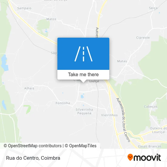Rua do Centro map