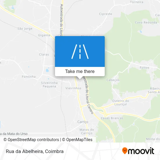 Rua da Abelheira map