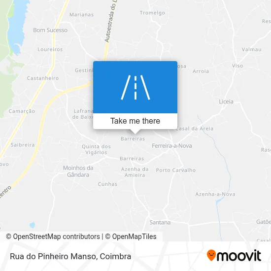 Rua do Pinheiro Manso map