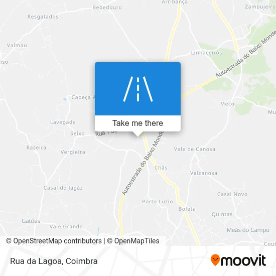 Rua da Lagoa map