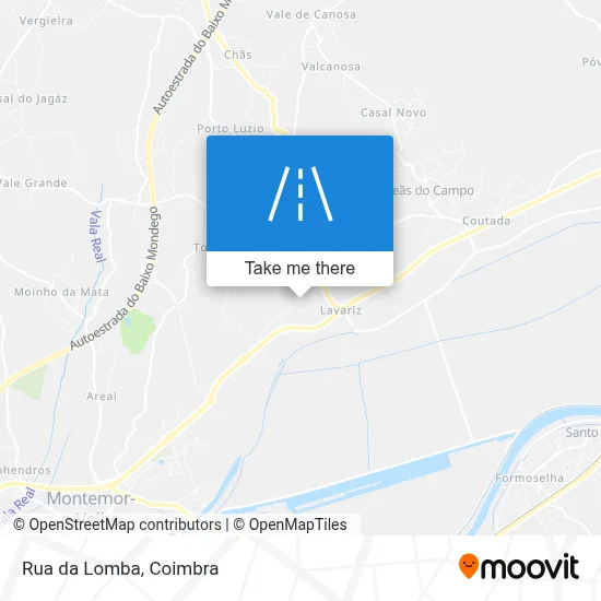 Rua da Lomba map