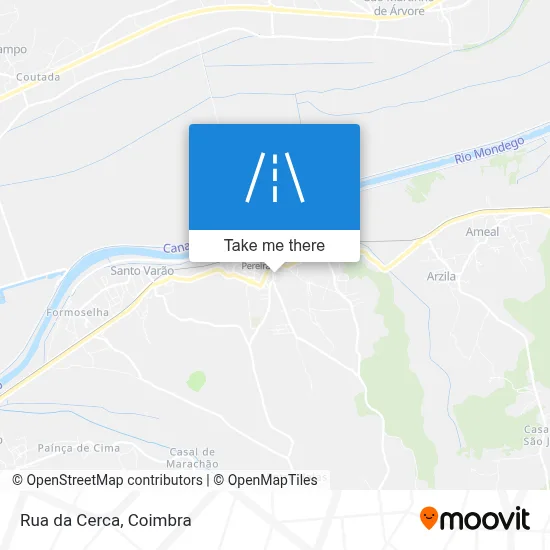 Rua da Cerca map