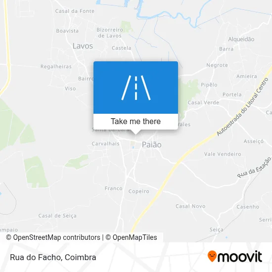 Rua do Facho map