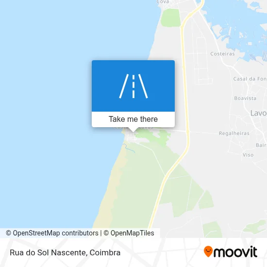 Rua do Sol Nascente map