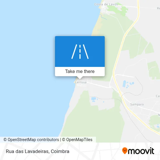 Rua das Lavadeiras map