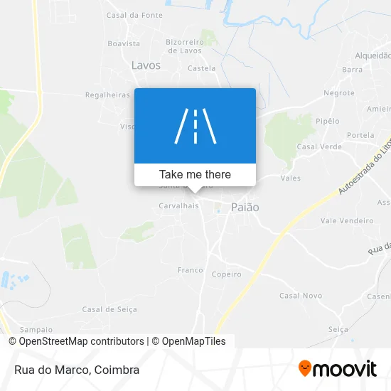Rua do Marco map