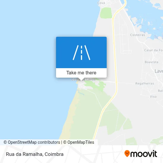 Rua da Ramalha map