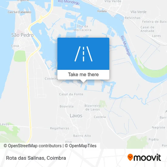 Rota das Salinas map