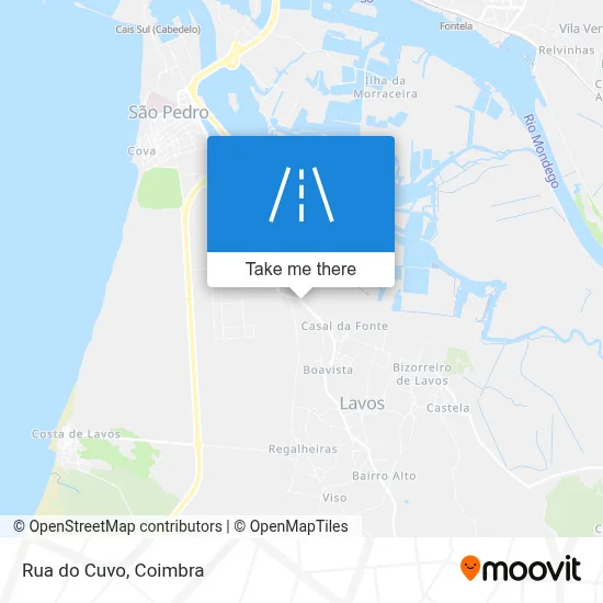 Rua do Cuvo map