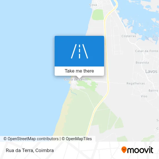 Rua da Terra map