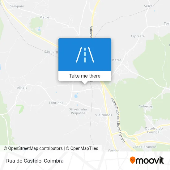 Rua do Castelo map