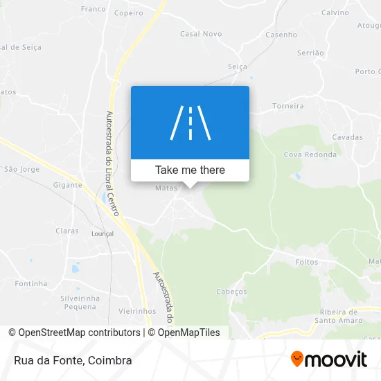 Rua da Fonte map