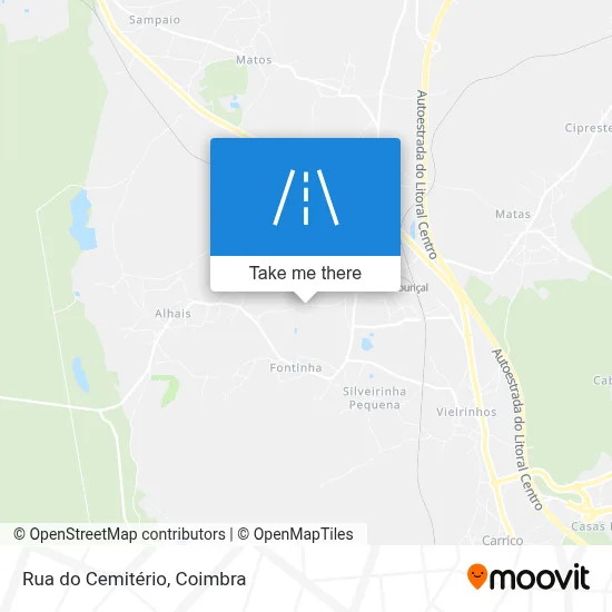 Rua do Cemitério map