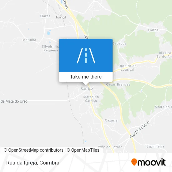Rua da Igreja map