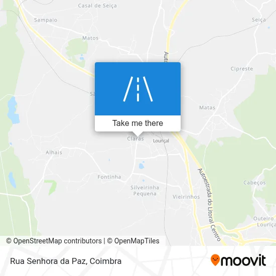 Rua Senhora da Paz map