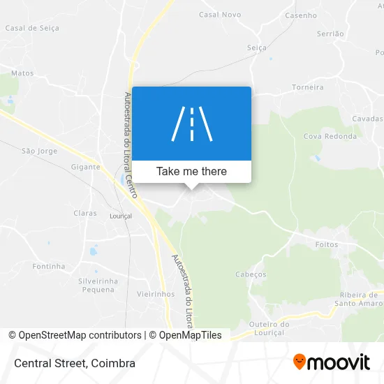Rua Central map
