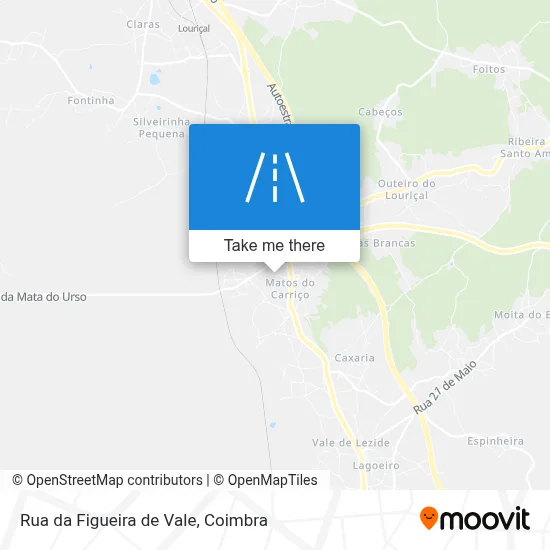 Rua da Figueira de Vale map