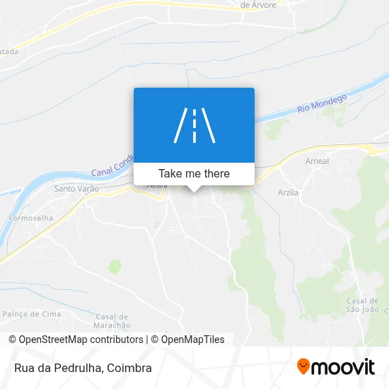 Rua da Pedrulha map