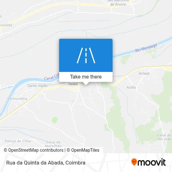 Rua da Quinta da Abada map