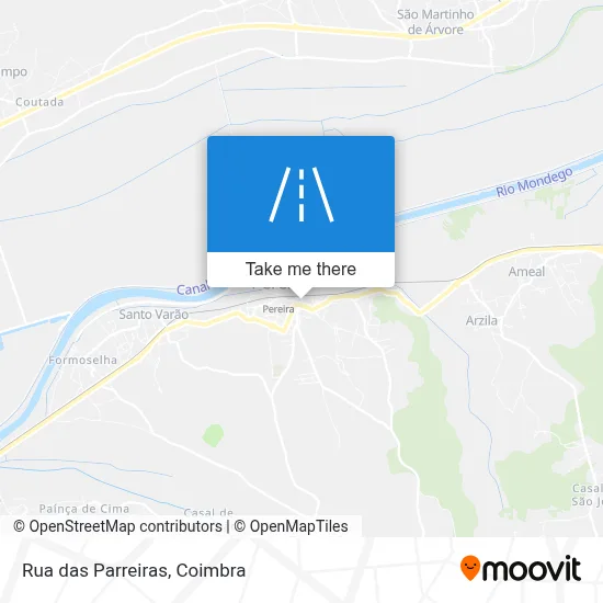 Rua das Parreiras map