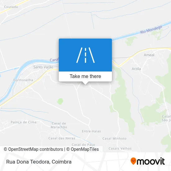 Rua Dona Teodora map