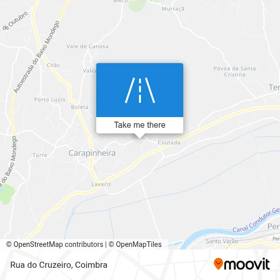 Rua do Cruzeiro map