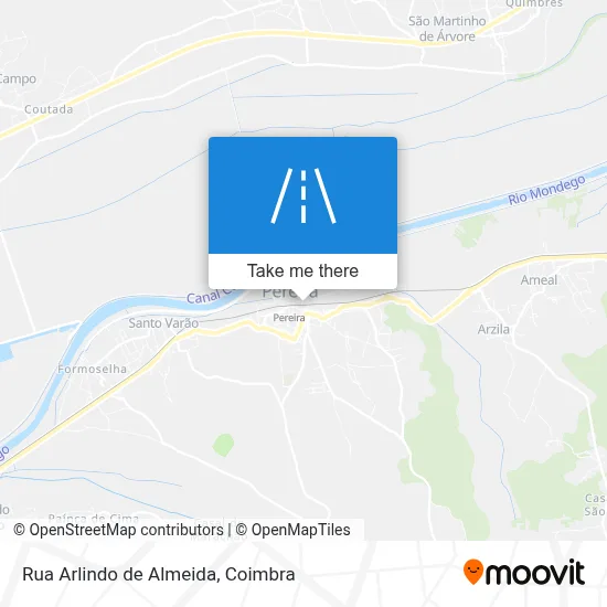 Rua Arlindo de Almeida map