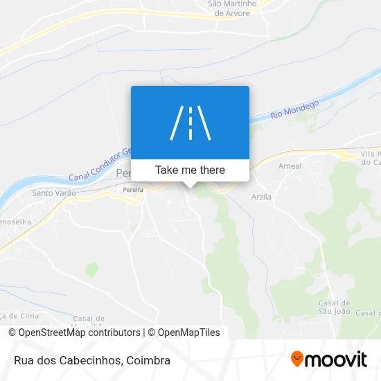Rua dos Cabecinhos map