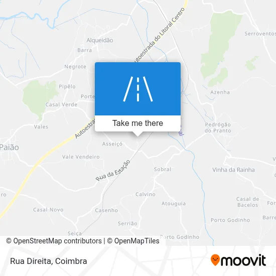 Rua Direita map