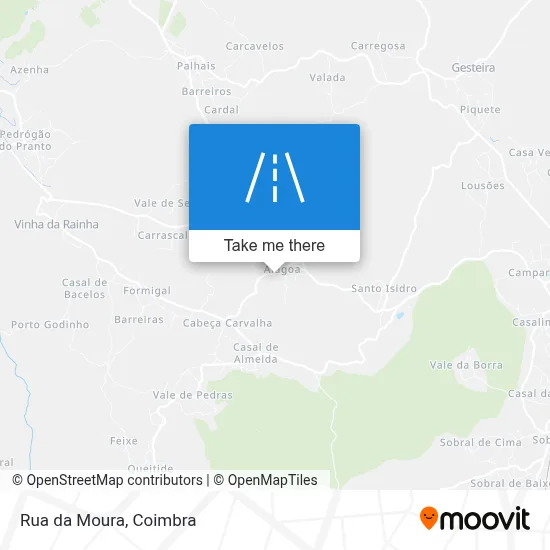 Rua da Moura map