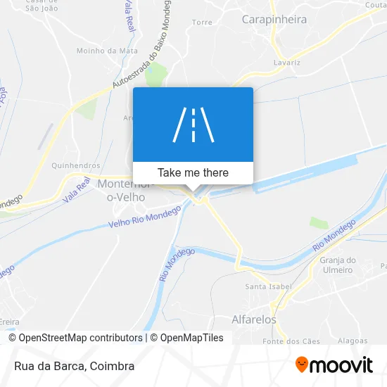 Rua da Barca map