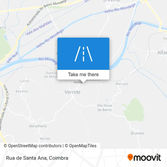 Rua de Santa Ana map