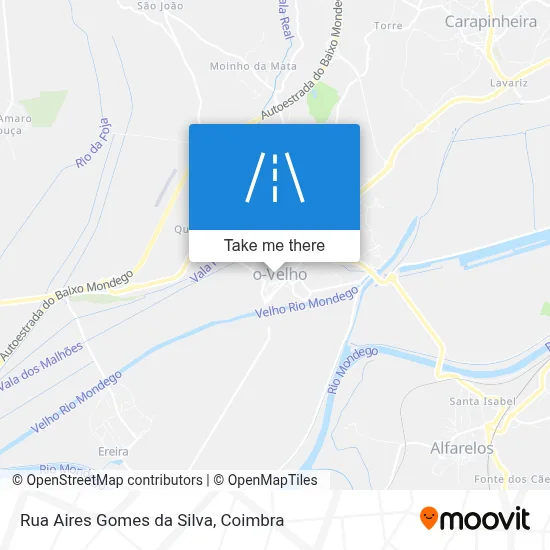 Rua Aires Gomes da Silva map