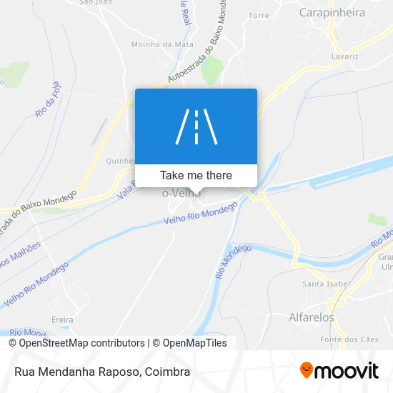 Rua Mendanha Raposo map