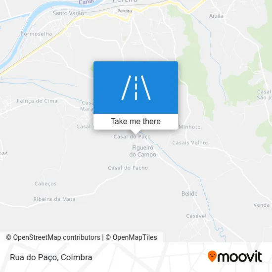 Rua do Paço map