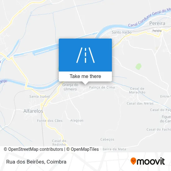Rua dos Beirões map