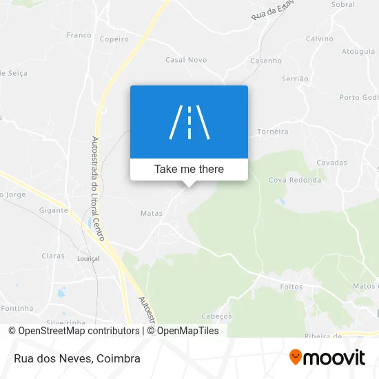 Rua dos Neves map