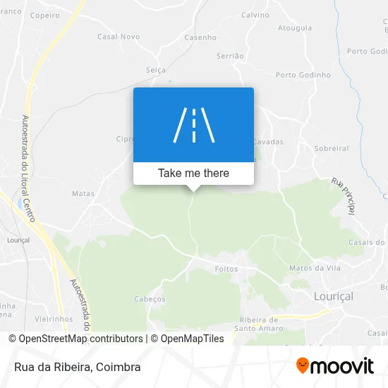 Rua da Ribeira map