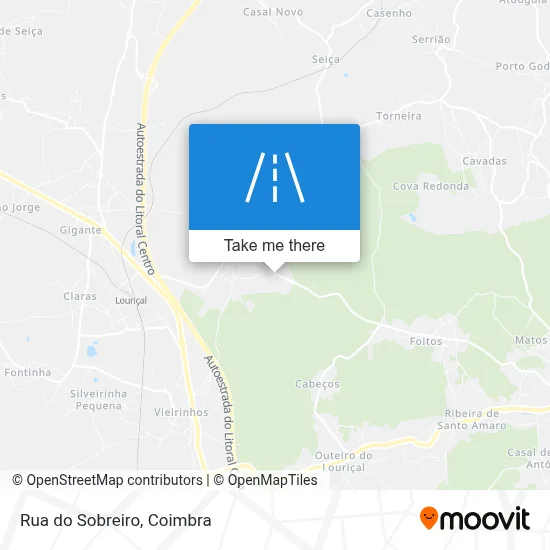 Rua do Sobreiro map