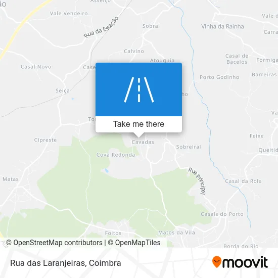 Rua das Laranjeiras map