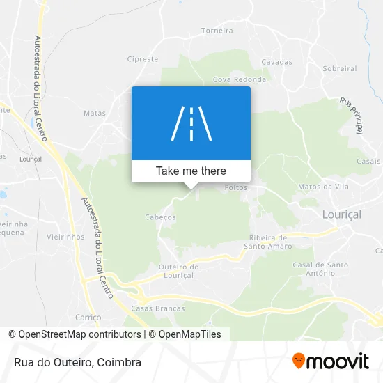 Rua do Outeiro map