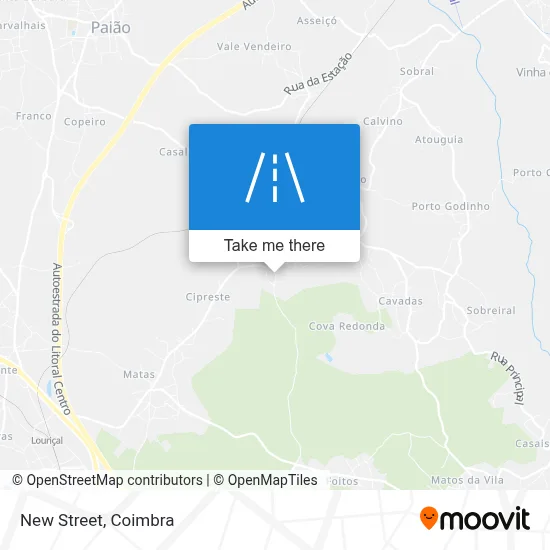 Rua Nova map