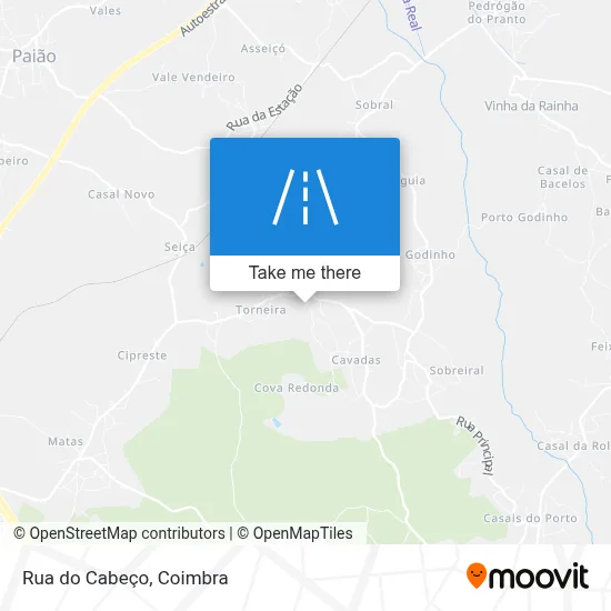 Rua do Cabeço map
