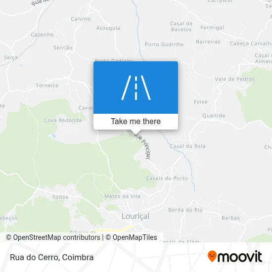 Rua do Cerro map