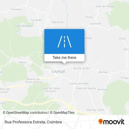 Rua Professora Estrela map